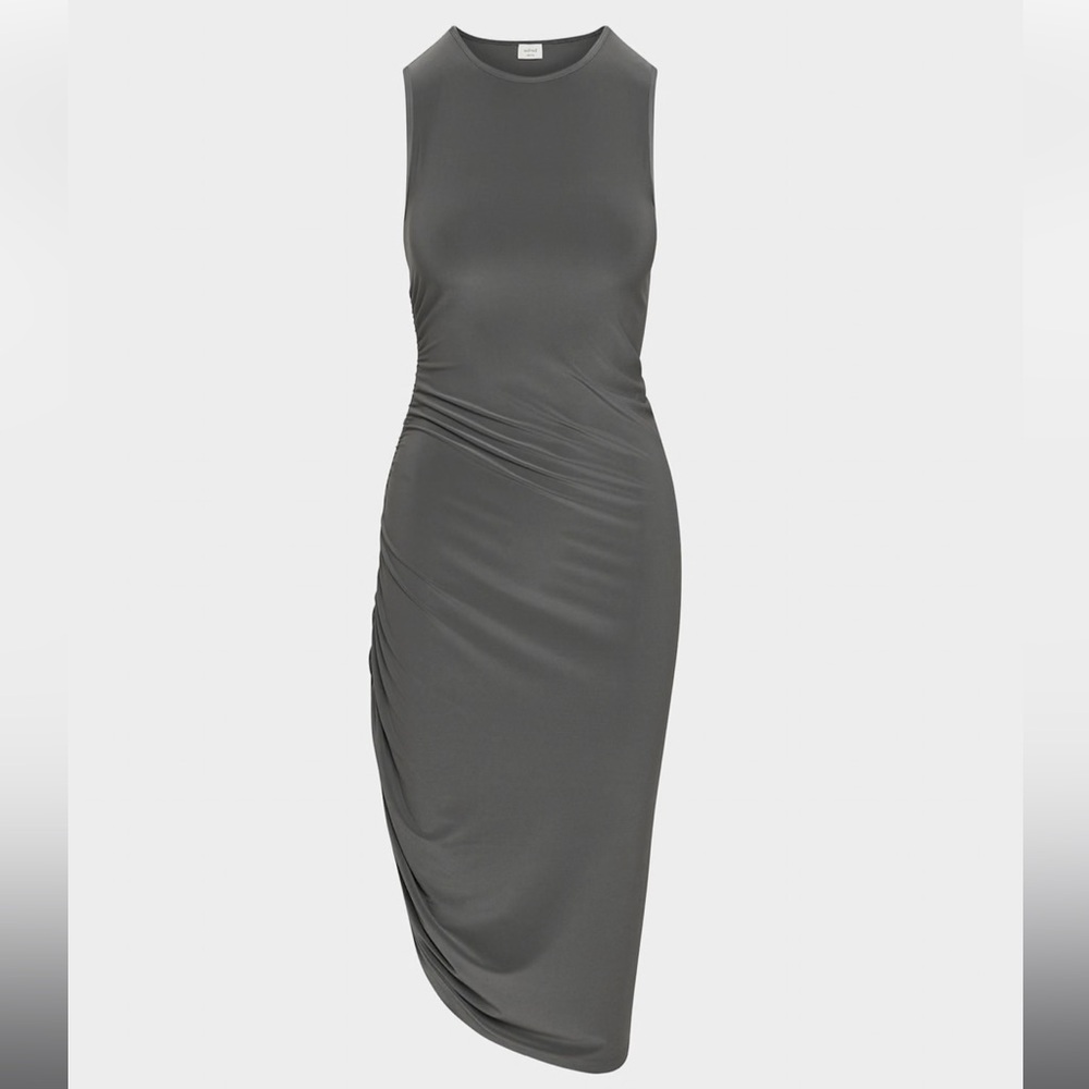 Wilfred Charcoal Midi Dress